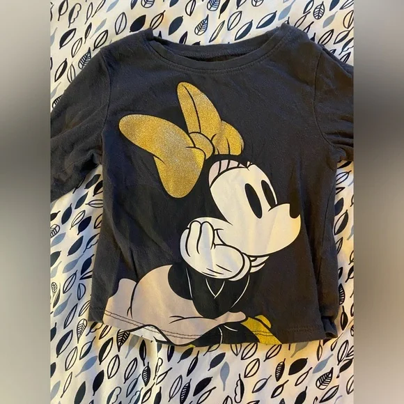 Old Navy Shirts Tops Long Sleeve Toddler Minnie Mouse Tshirt